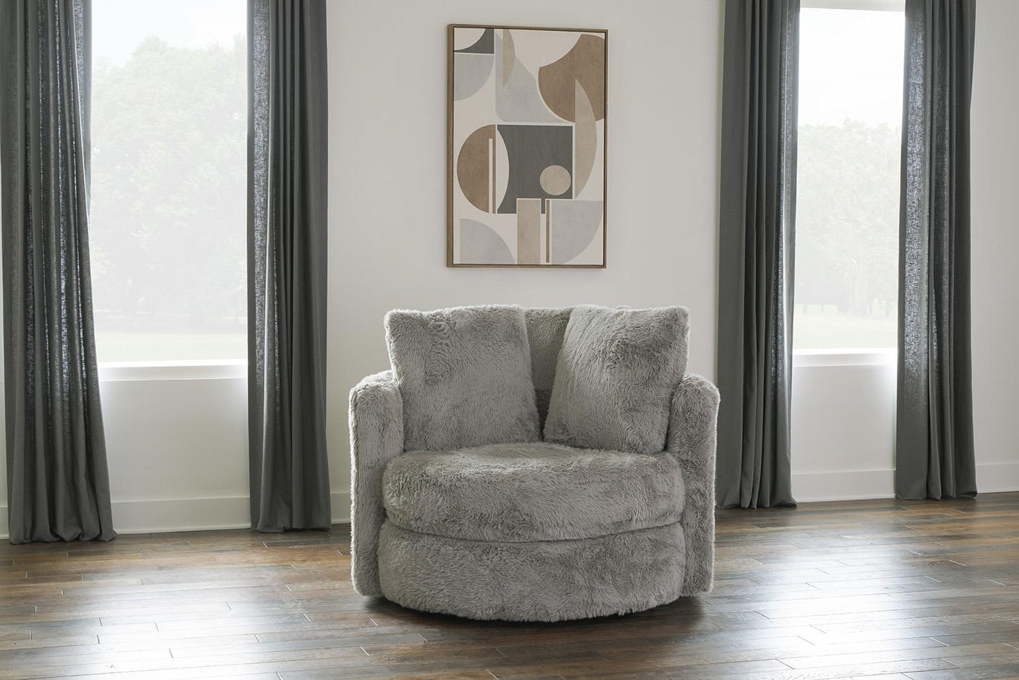 Yakety Yak Dove Swivel Chair