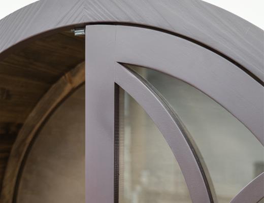 Wine Arched Bookcase