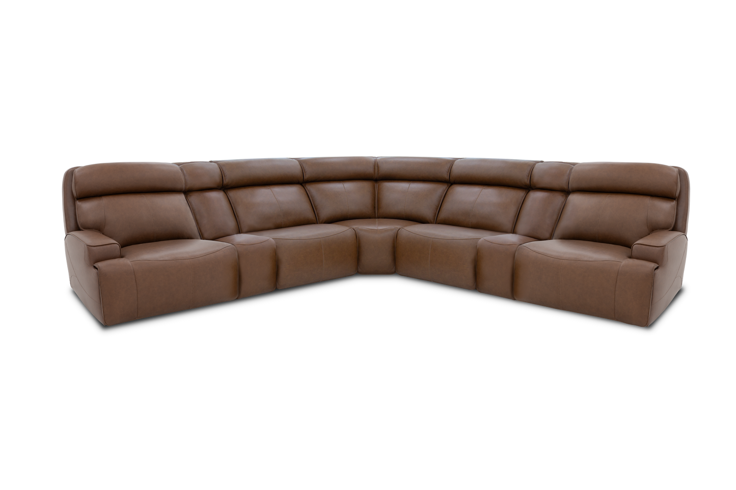6pc Double Power Sectional
