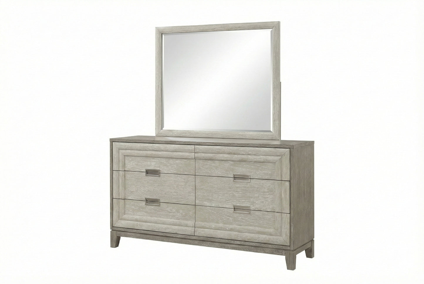 0424 Bedroom Bed-Dresser-Mirror-Chest-Nightstand