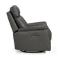 Rowland Charcoal Triple Power Recliner W/ Swivel
