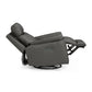 Rowland Charcoal Triple Power Recliner W/ Swivel