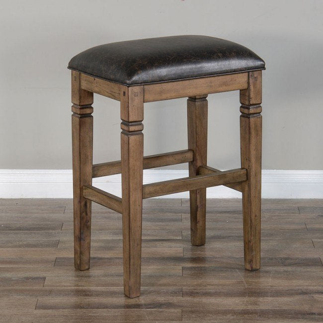 1430BU  30" Inch Backless Cushion Seat Stool