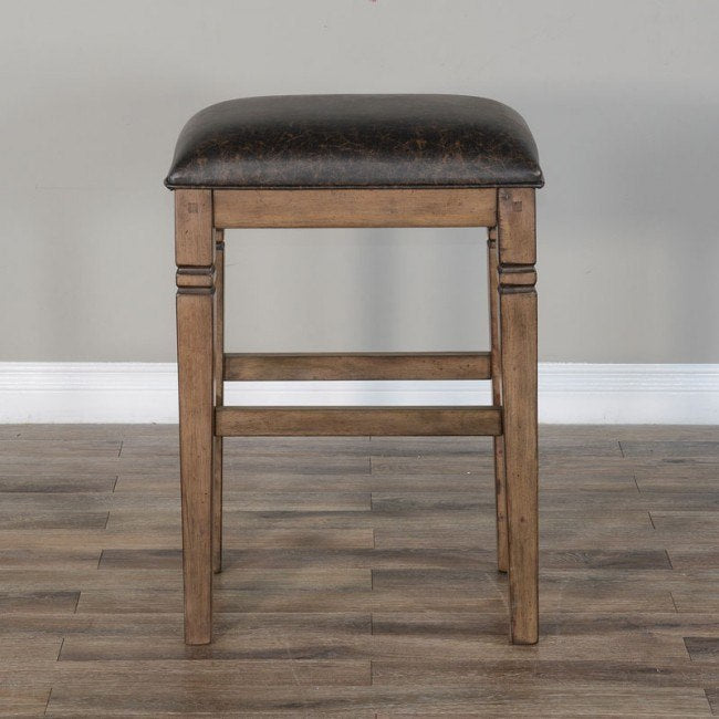 1430BU  30" Inch Backless Cushion Seat Stool
