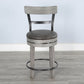 Alpine Gray 24"H or 30"H Swivel Barstool Cushion Seat