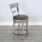 Alpine Gray 24"H or 30"H Swivel Barstool Cushion Seat