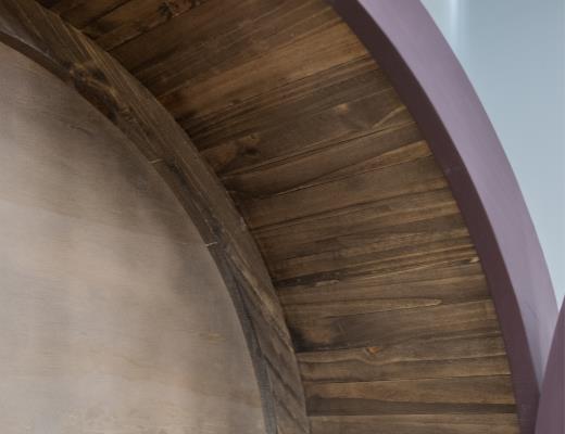 Wine Arched Bookcase