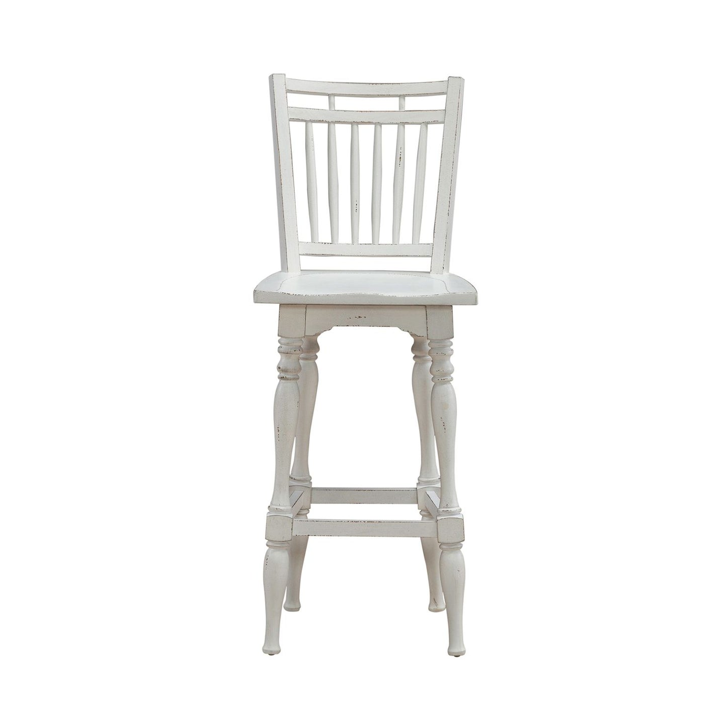 Spindle Back Swivel Barstool