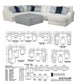 Polaris 3pc Sectional