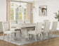 Garland Dining Table-Chairs, Distressed Greige Finish