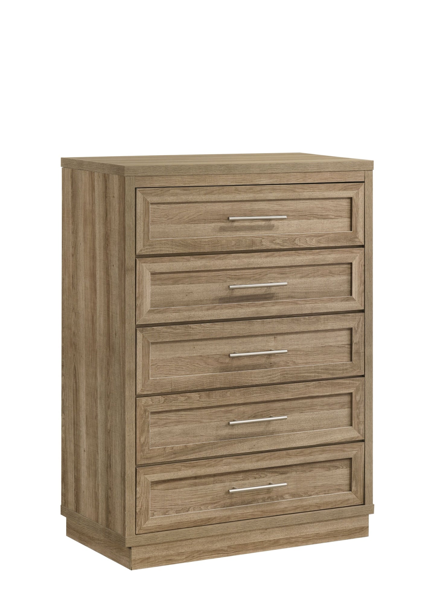 0332 Bedroom Bed-Chest-Nightstand-Dresser-Mirror