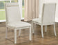 Garland Dining Table-Chairs, Distressed Greige Finish