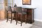 30"H Barstool, Cushion Seat (BROWN)
