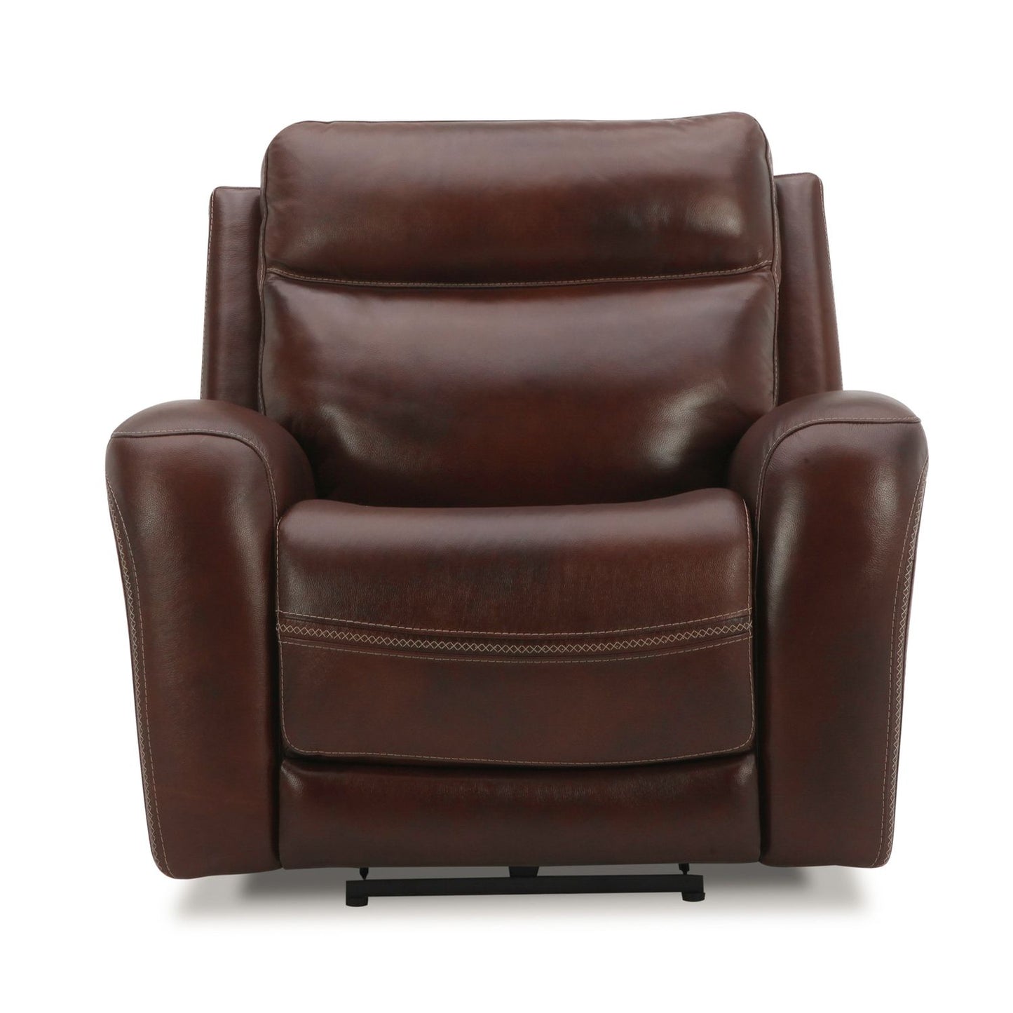 Blair Cognac Leather Dual Power Recliner