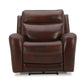 Blair Cognac Leather Dual Power Recliner