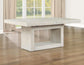 Garland Dining Table-Chairs, Distressed Greige Finish