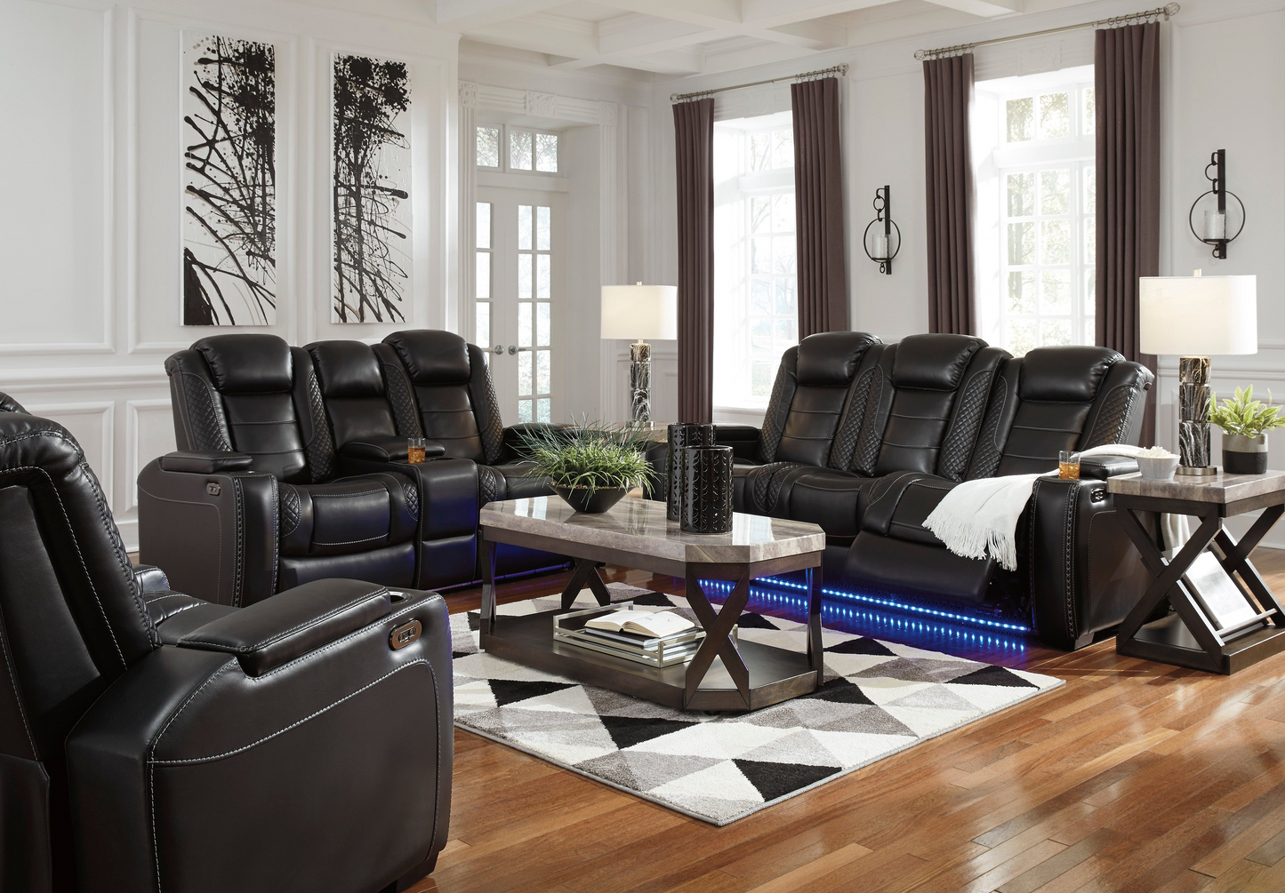 9102 Reclining Sofa and Loveseat