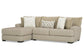 Tweed Toast 2pc Sectional