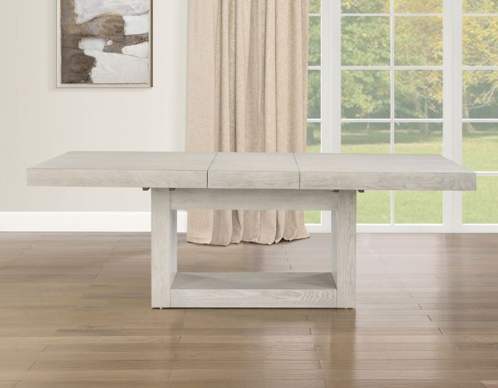 Garland Dining Table-Chairs, Distressed Greige Finish
