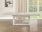 Garland Dining Table-Chairs, Distressed Greige Finish