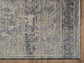 AMELIA RUG COLLECTION (AM03) (Charcoal/Blue)