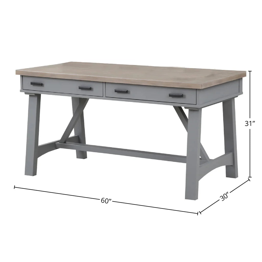 AMERICANA MODERN - DOVE 60" Writing Desk