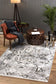 ANDROS RUG COLLECTION (AD03) (Gray Gold & White)