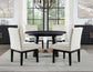Aubrey 54″ Round Dining Table-Chairs