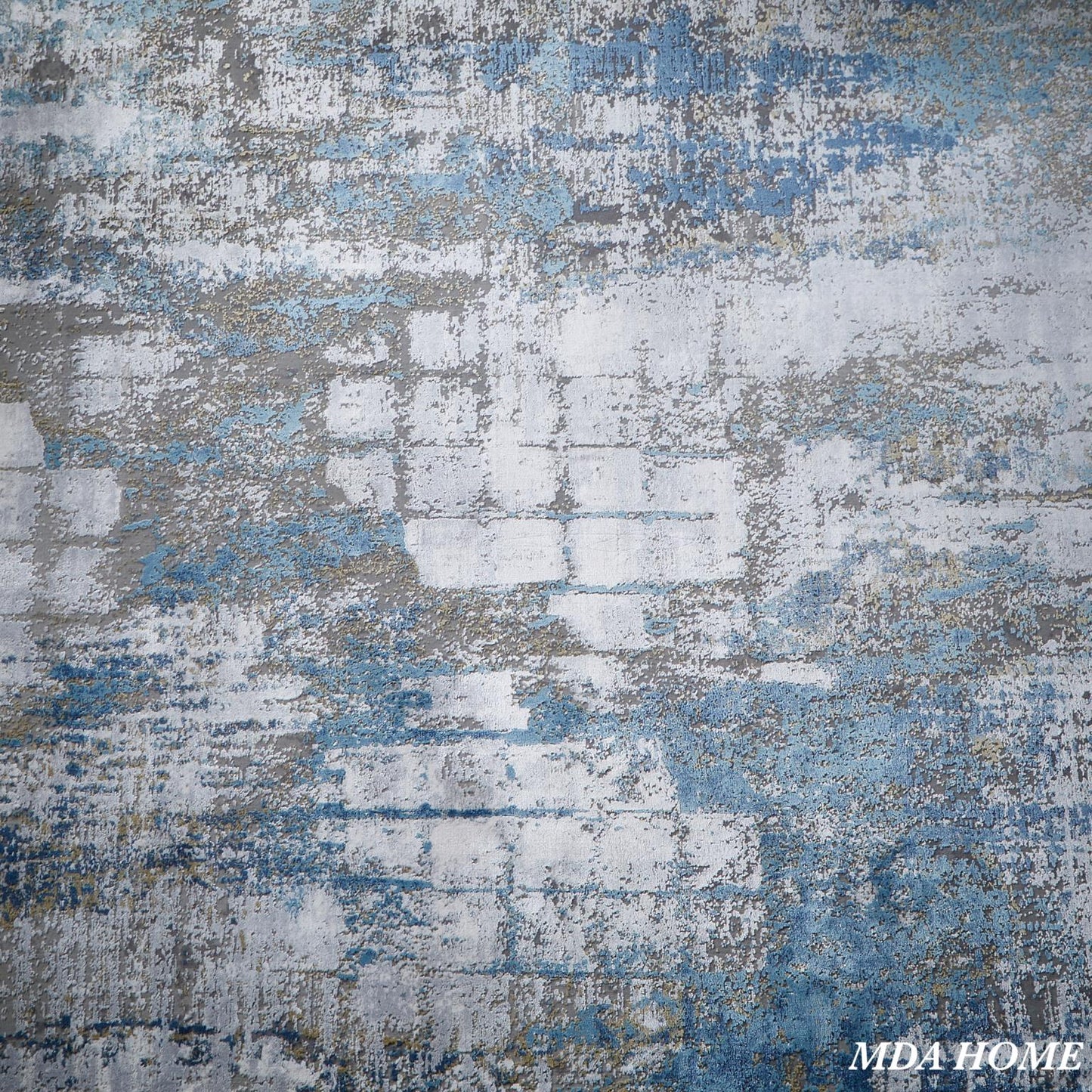 ANDROS RUG COLLECTION (AD12) (Gray, Gold, White and Blue)