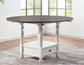 Joanna 5pc Drop-leaf Counter Set (Counter Table & Counter Chairs)