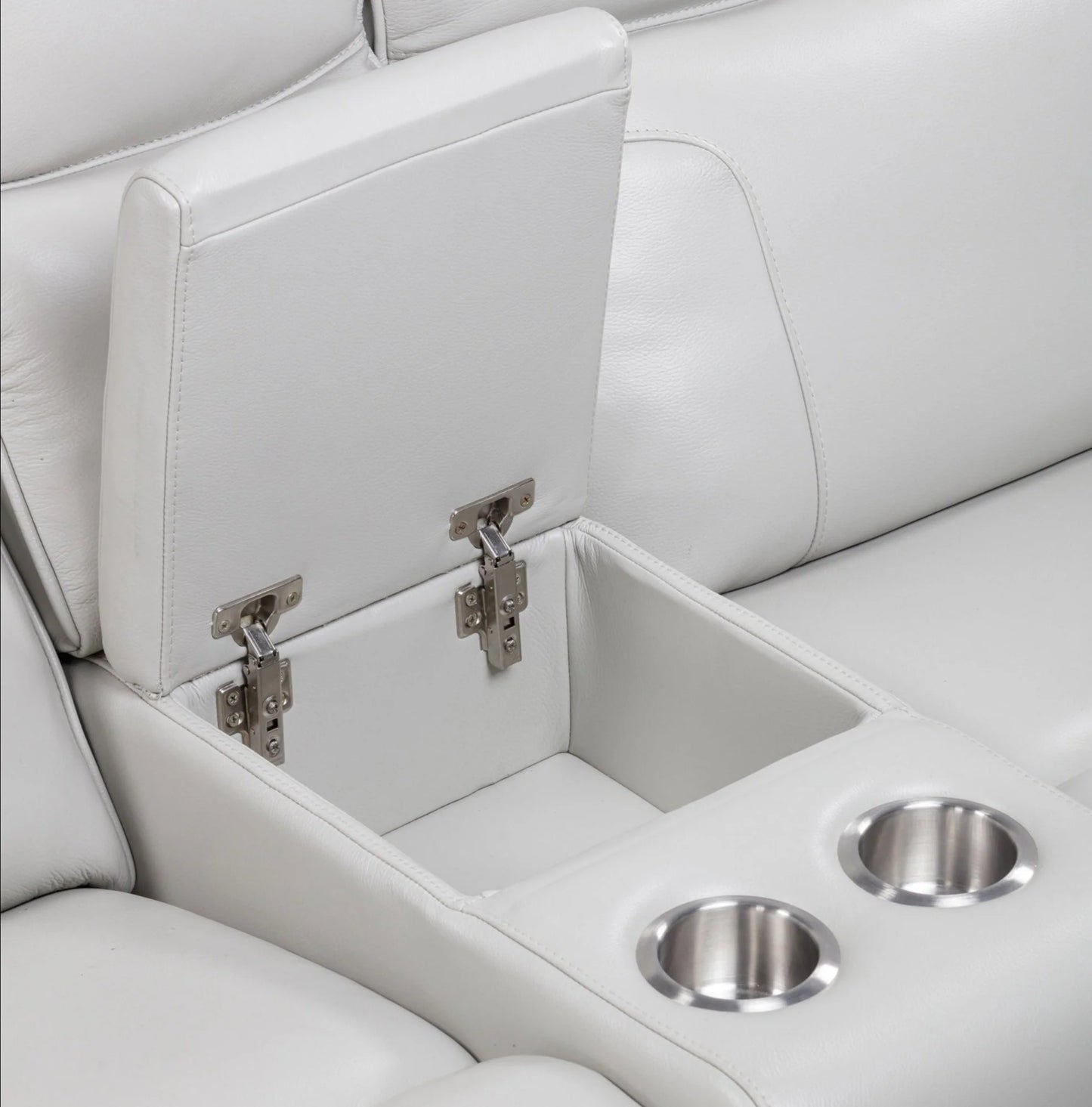Atlantis Whisper Ivory Power Zero Gravity Sofa
