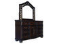 Monte Carlo Queen or King Bed-Dresser-Mirror-Chest-Nightstand-Media Chest