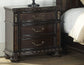 Monte Carlo Queen or King Bed-Dresser-Mirror-Chest-Nightstand-Media Chest