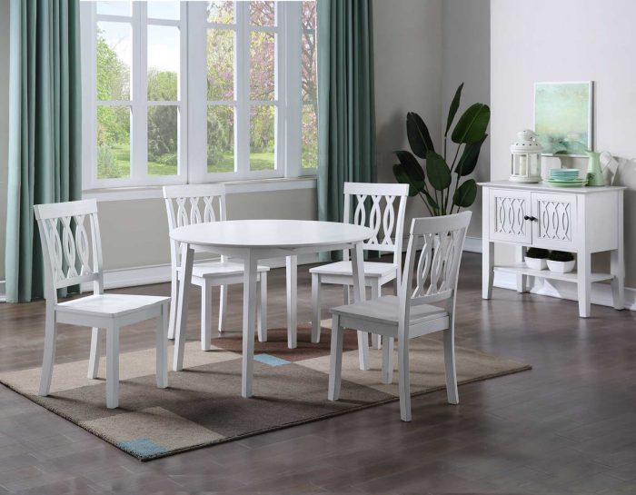 Naples Drop-Leaf Dining Table & Side Chairs