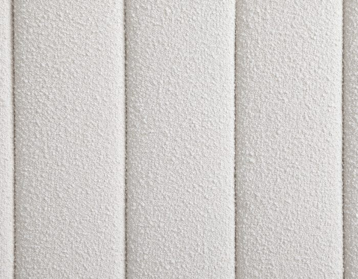 Pearson King Bed, Cream Velvet