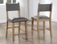 Aubrey Counter Table & Chairs, Driftwood Finish