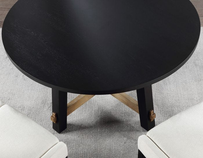 Aubrey 54″ Round Dining Table-Chairs