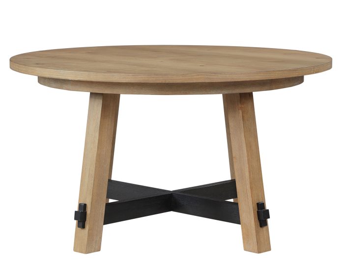 Aubrey 54″ Round Dining Table-Chairs-Driftwood