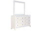 Cassie Illuminating Glam Queen Bed-King Bed-Chest-Nightstand-Dresser-Mirror