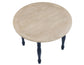 Darcy 42″ Round Dinning Table & Chairs, Midnight Blue and Natural Finish