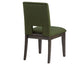 Evan 78-96-inch Table with Green Velvet Chairs