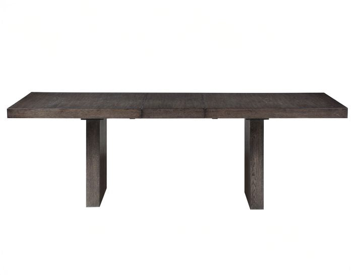 Evan 78-96-inch Table with Green Velvet Chairs