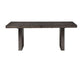 Evan 78-96-inch Table with Green Velvet Chairs