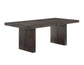 Evan 78-96-inch Table with Green Velvet Chairs