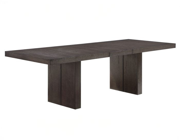 Evan 78-96-inch Table with Green Velvet Chairs