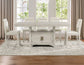 Garland Counter Counter Table & Chairs, Greige Finish