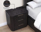Henry Reeded Queen Bed-King Bed-Chest-Nightstand-Dresser-Mirror Espresso Finish