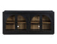 Magnolia Cathedral Doored Server/TV Stand, Black