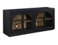Magnolia Cathedral Doored Server/TV Stand, Black