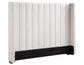 Pearson King Bed, Cream Velvet